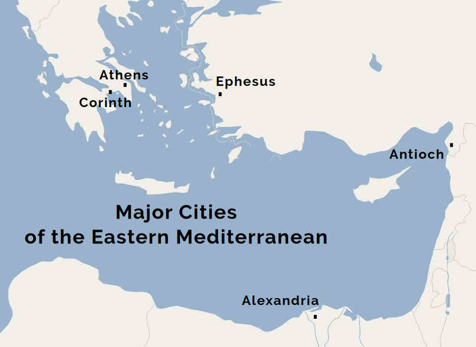 Major Cities in the East