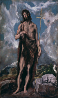 John the Baptist by El Greco