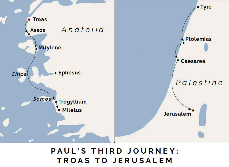 Paul's Third Missionary Journey to Jerusalem