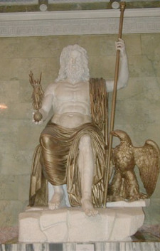 Zeus on Temple Throne