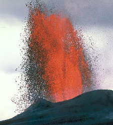 Volcanic Eruption, Hawaii, 1983